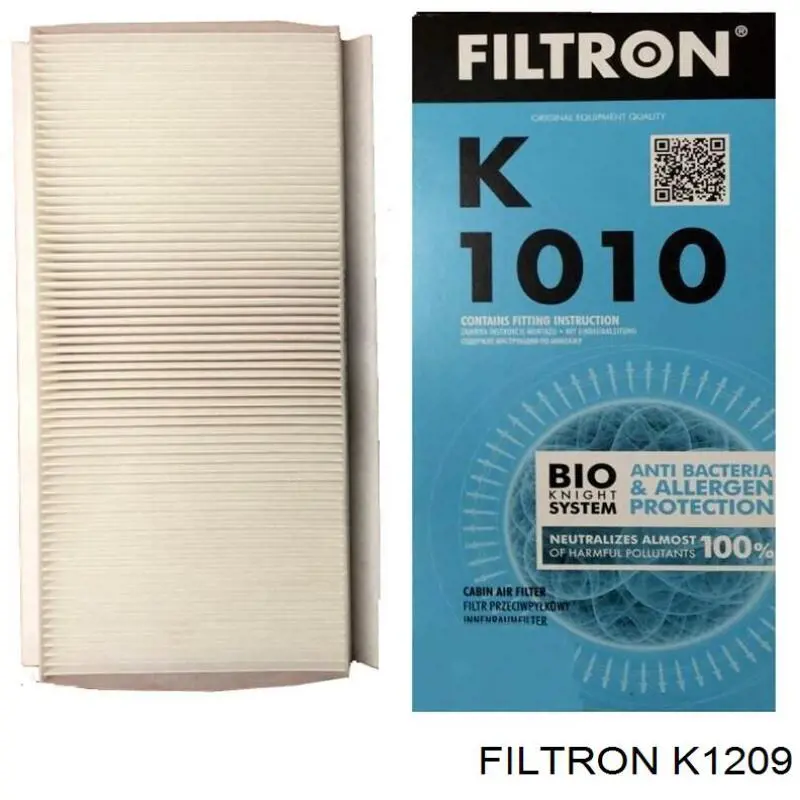 Купить K1209 Filtron Фильтр салона угольный