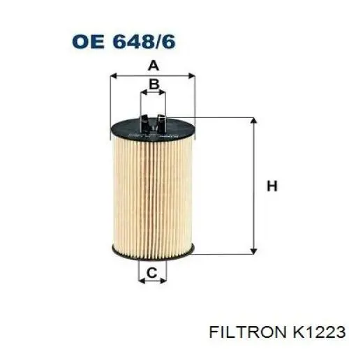 Фильтр салона K1223 Filtron