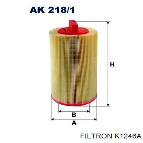 Воздушный фильтр салона Filtron K1246A