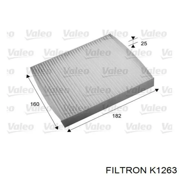 Купить K1263 Filtron Фильтр салона угольный