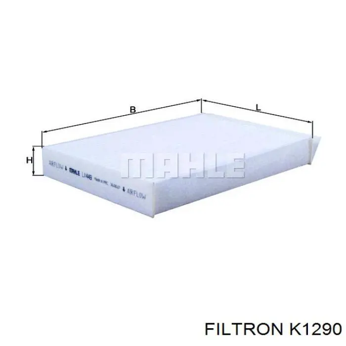 Фильтр воздушный отопителя Filtron K1290 цена, от 8.23 USD