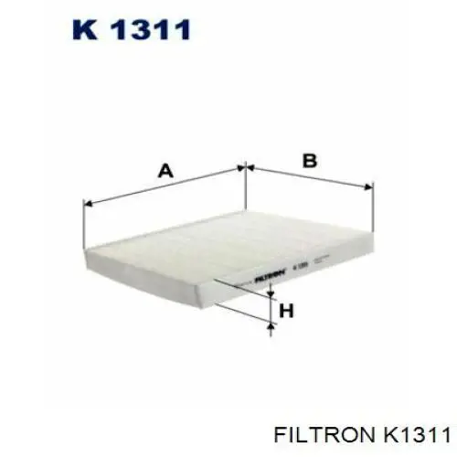 K1311 Filtron filtro de salão