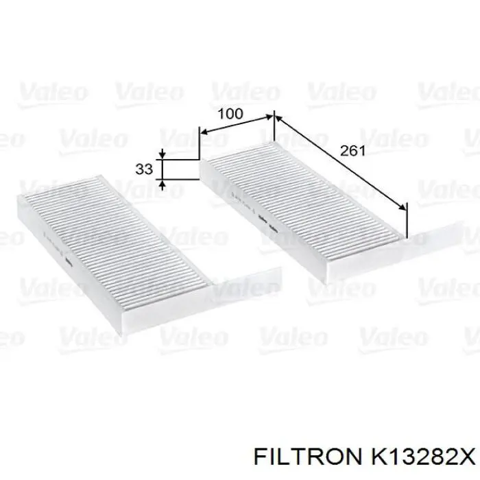 Купить K13282X Filtron Фильтр салона угольный