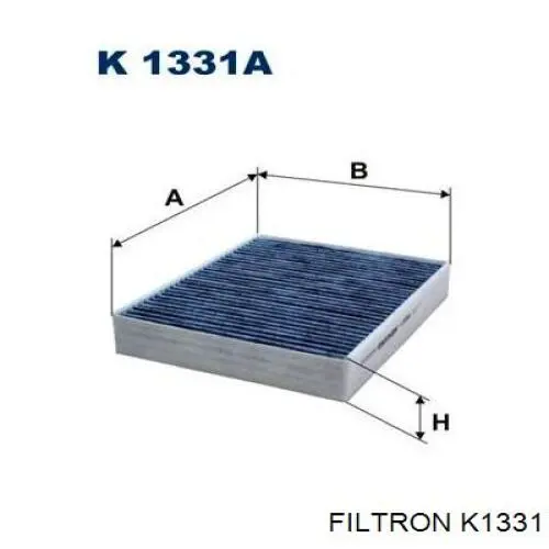 Фильтр воздушный отопителя Filtron K1331 цена, от 4.68 USD