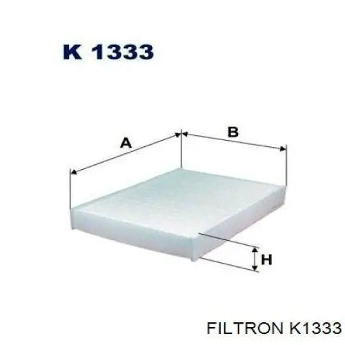 K1333 Filtron filtro de salão