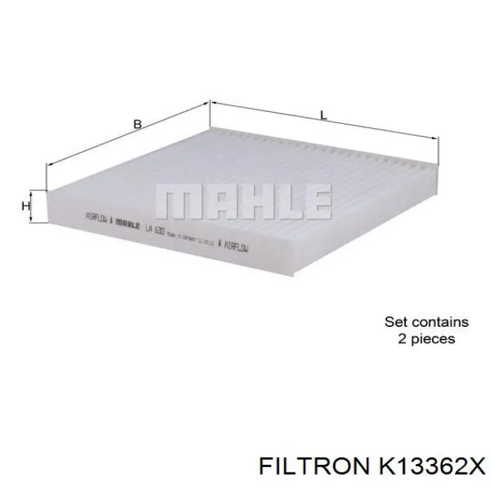 Фильтр салона Filtron K13362X