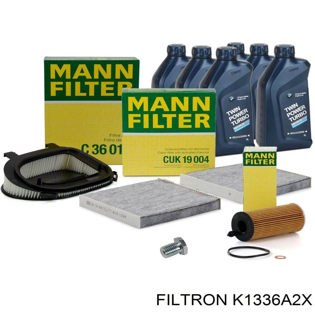 Filtro de habitaculo Bosch Filtron K1336A-2X CUK19004