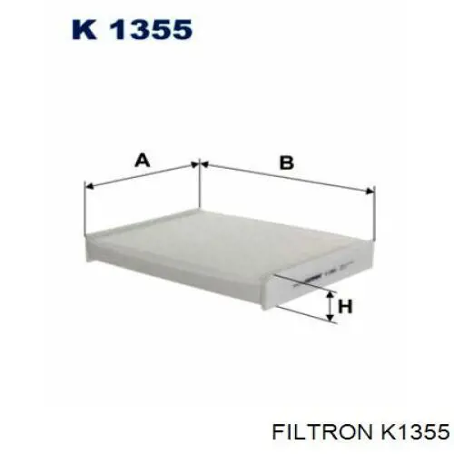 K1355 Filtron filtro de salão