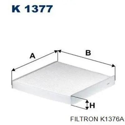 Купить K1376A Filtron Фильтр салона угольный