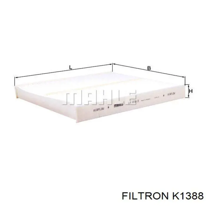K1388 Filtron filtro de salão