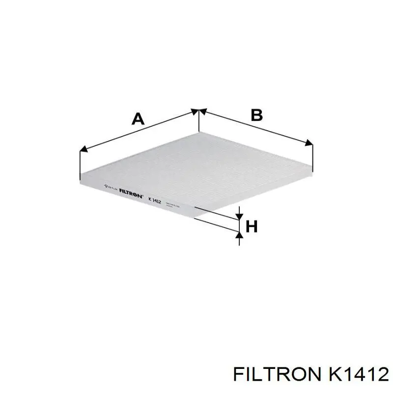 Фильтр салона K1412 Filtron