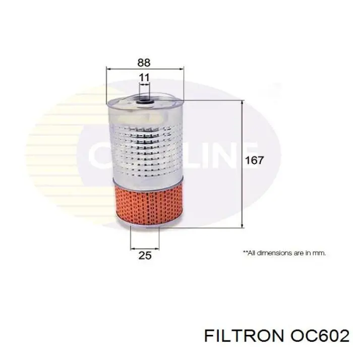 Купить OC602 Filtron Фильтр центробежный очистки масла