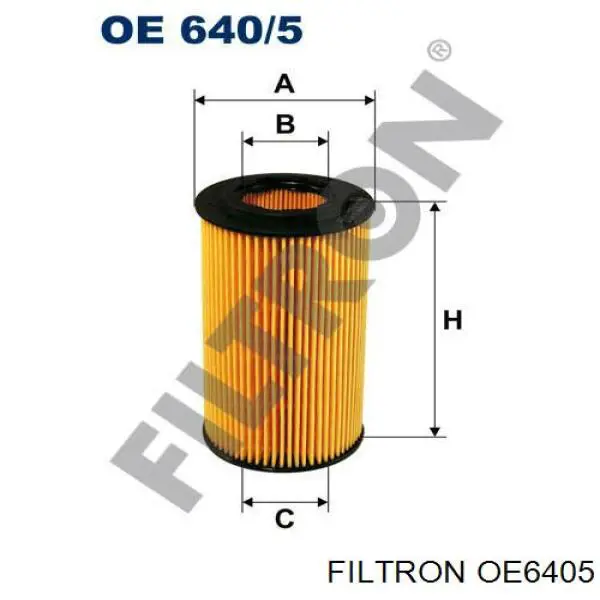 Фильтр масла OE6405 FILTRON