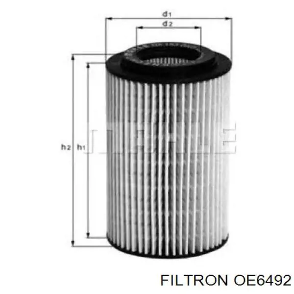 Масляный фильтр OE6492 Filtron