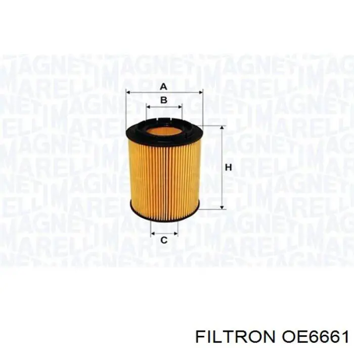 OE6661 Filtron масляный фильтр