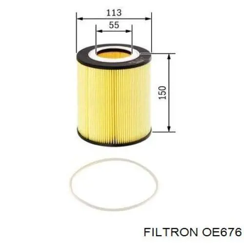 OE676 Filtron масляный фильтр