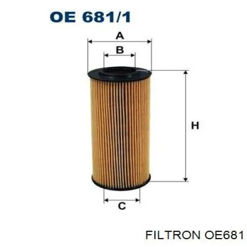 Фильтр АКПП OE681 Filtron