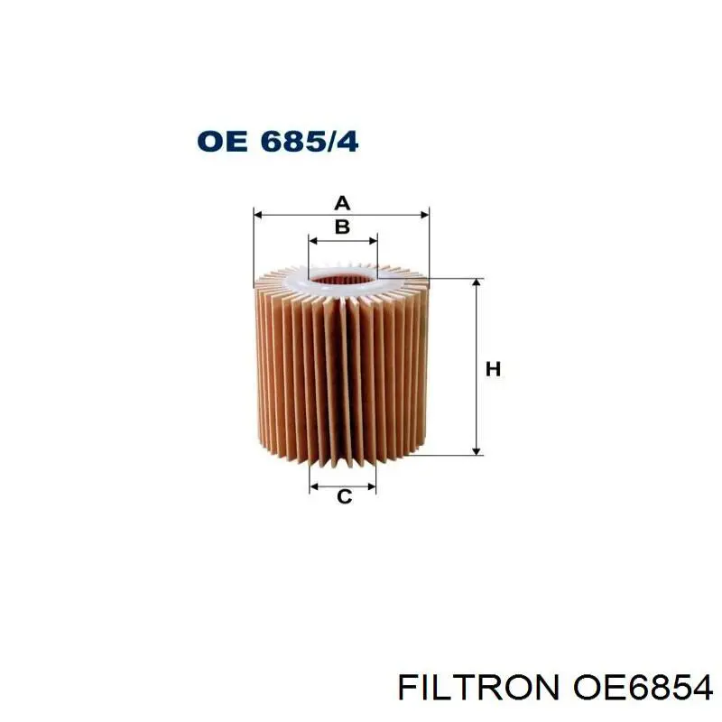 OE6854 Filtron масляный фильтр