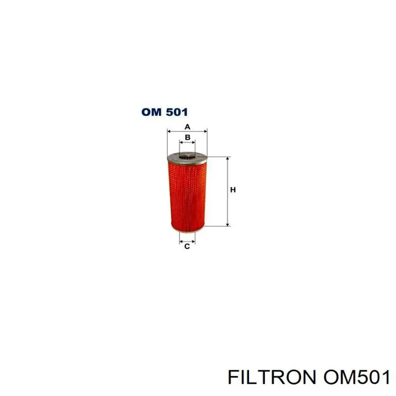 Масляный фильтр OM501 Filtron