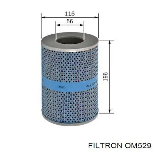 Фильтр очистки масла центробежный Filtron OM529 цена, от 11.70 USD