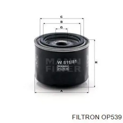 Купить OP539 Filtron Фильтр центробежный очистки масла