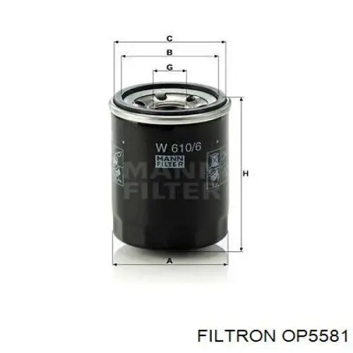 Купить OP5581 Filtron Фильтр центробежный очистки масла
