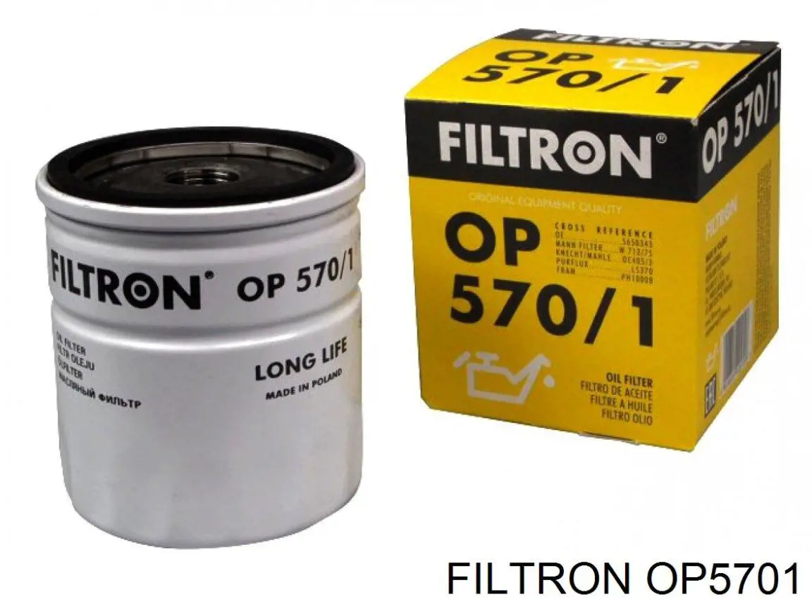Корпус масляного фильтра Filtron OP5701 цена, от 3.39 USD