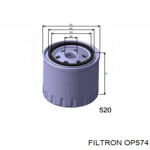 Купить OP574 Filtron Фильтр центробежный очистки масла