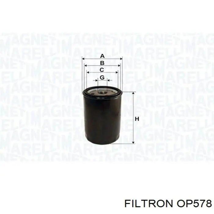Купить OP578 Filtron Фильтр центробежный очистки масла