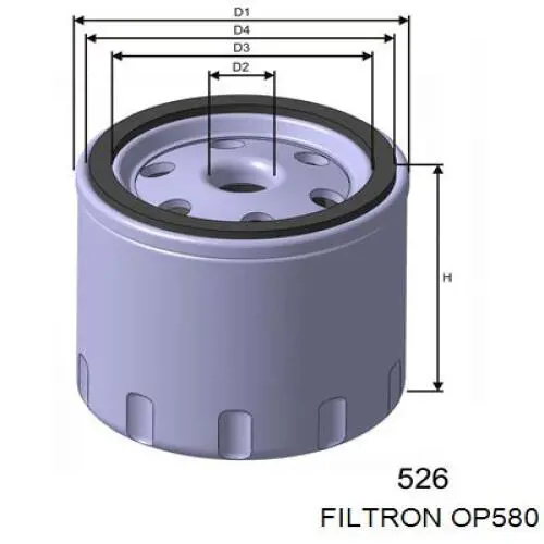 Купить OP580 Filtron Фильтр центробежный очистки масла