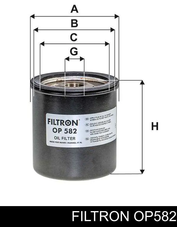 Фильтр очистки масла центробежный Filtron OP582 цена, от 4.24 USD