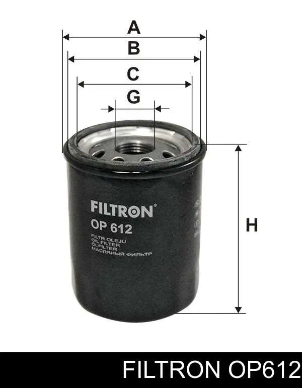 Фильтр очистки масла центробежный Filtron OP612 цена, от 5.62 USD