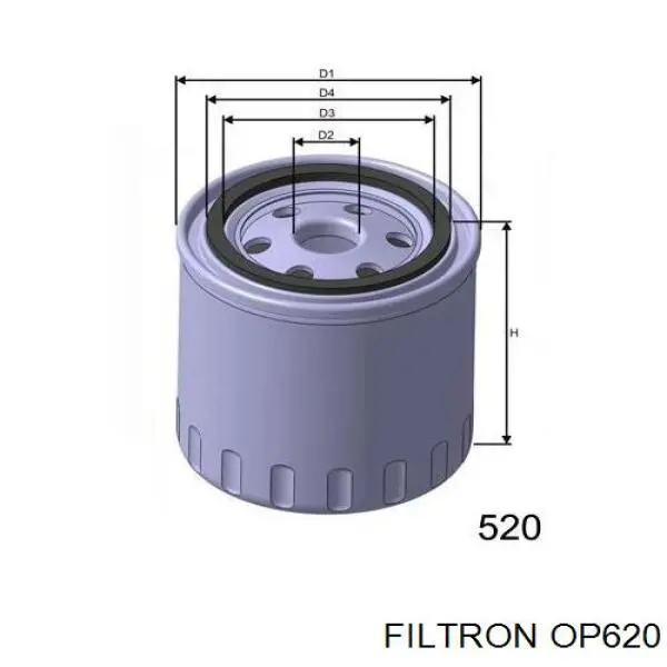 Масляный фильтр OP620 Filtron