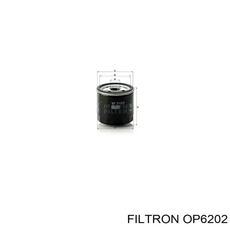 Купить OP6202 Filtron Фильтр центробежный очистки масла