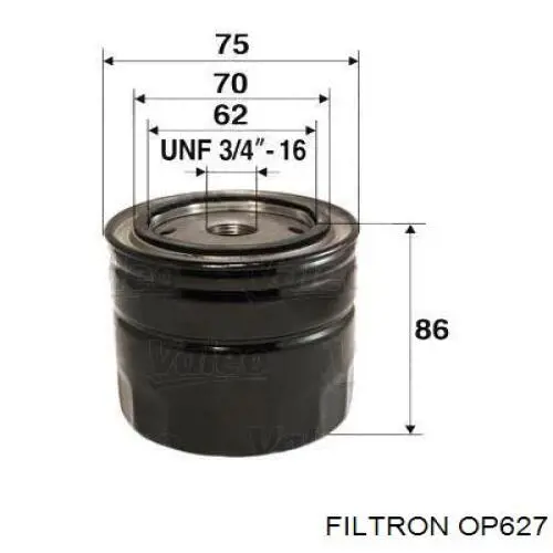 OP627 Filtron масляный фильтр