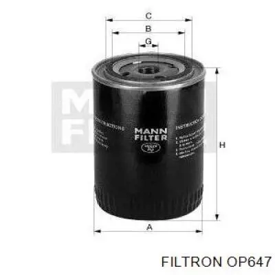 Купить OP647 Filtron Фильтр центробежный очистки масла