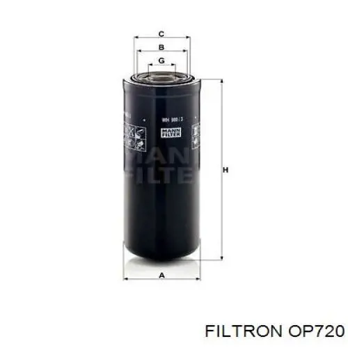 OP720 Filtron фильтр акпп