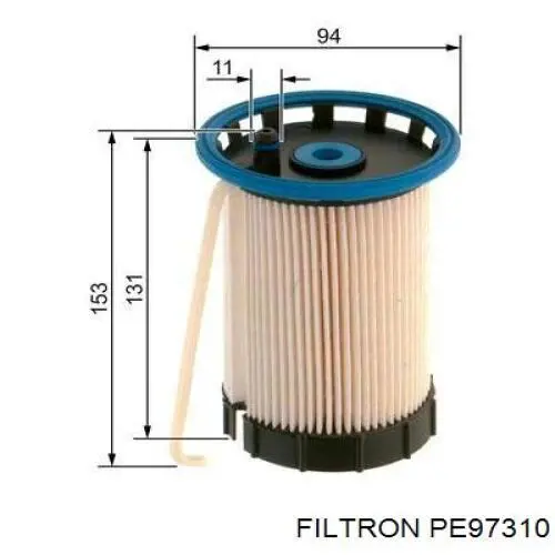 PE97310 Filtron filtro de combustível