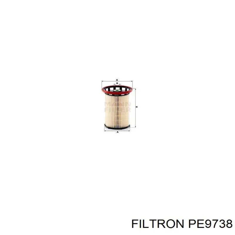 Фильтр тонкой очистки топлива Filtron PE9738 цена, от 28.71 USD