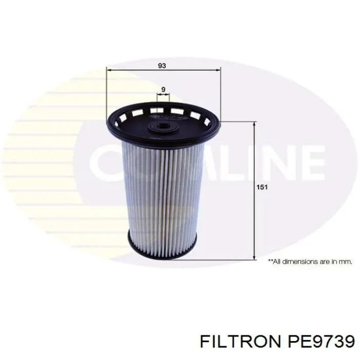 PE9739 Filtron топливный фильтр