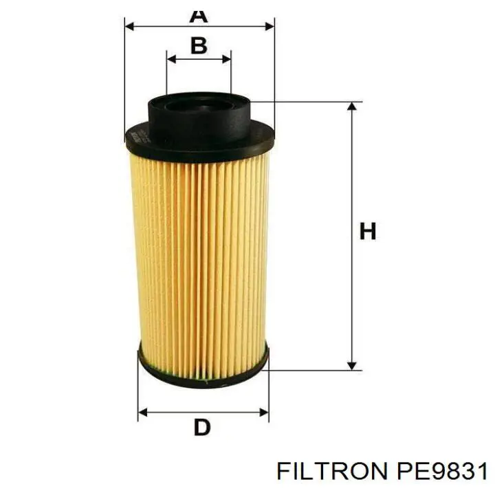 Топливный фильтр PE9831 Filtron