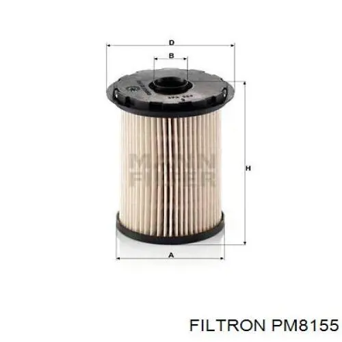 PM8155 Filtron Фильтр топлива