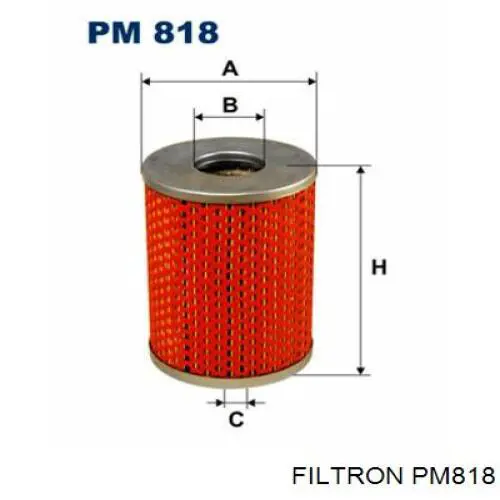 Топливный фильтр PM818 Filtron