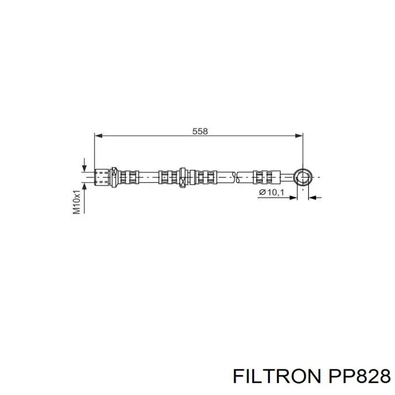 PP828 Filtron Фильтр топлива
