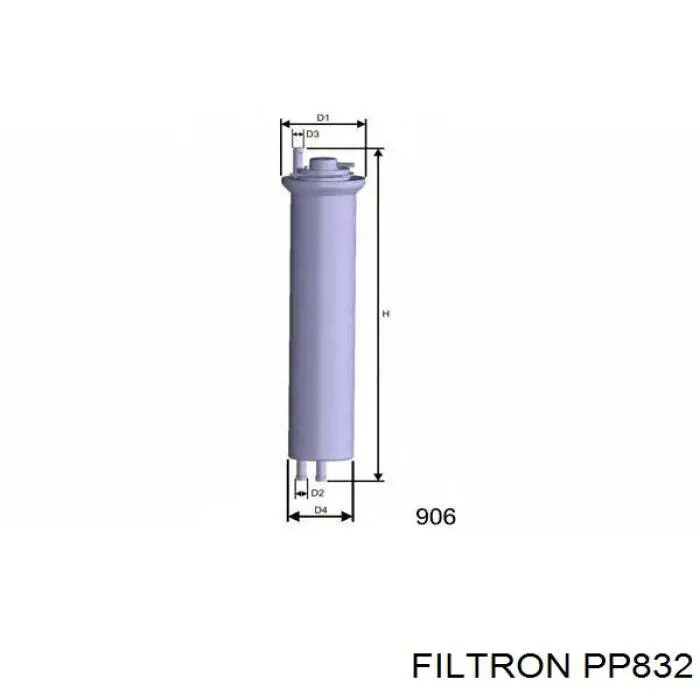Топливный фильтр PP832 Filtron
