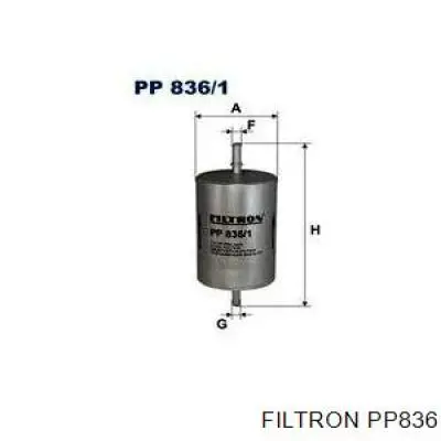 Купить PP836 Filtron Фильтр-отстойник топлива грубой очистки