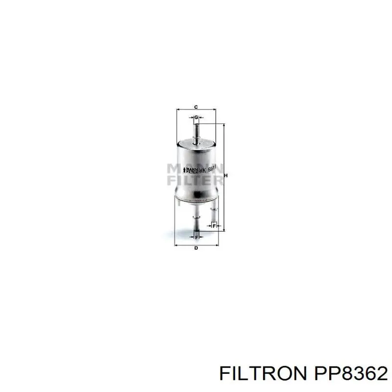 PP8362 Filtron Фильтр топлива