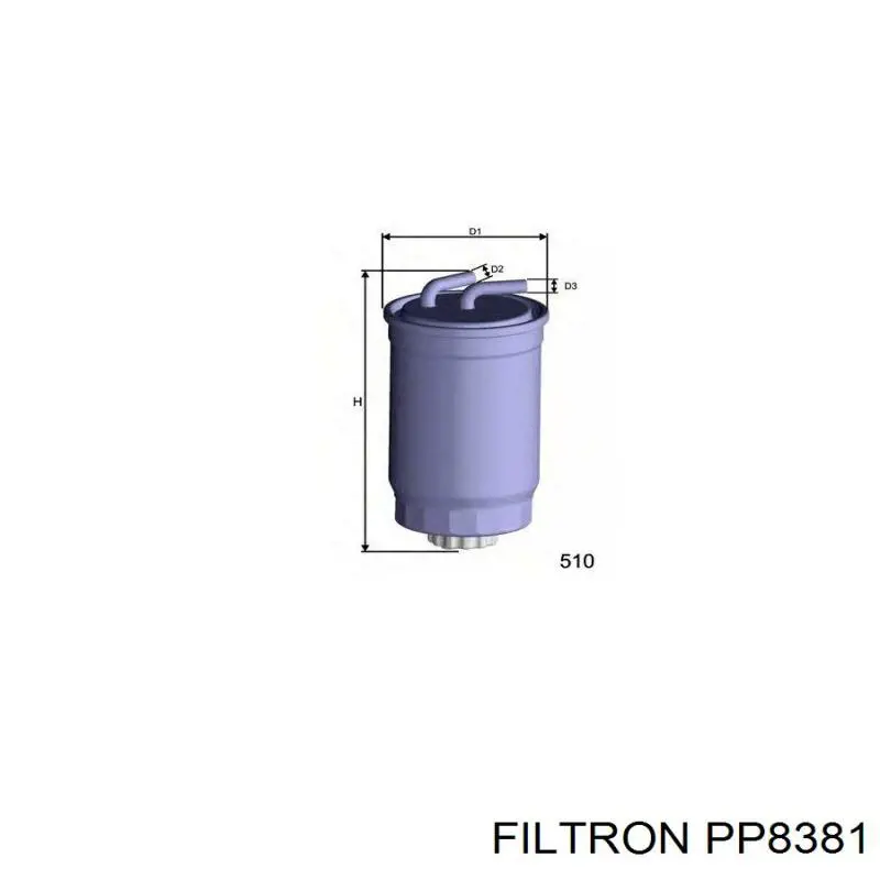 Фильтр тонкой очистки топлива Filtron PP8381 цена, от 8.42 USD