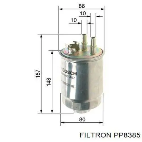 Купить PP8385 Filtron Фильтр-отстойник топлива грубой очистки