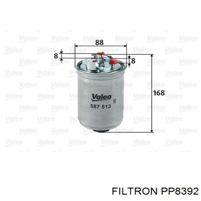 Фильтр тонкой очистки топлива Filtron PP8392 цена, от 15.44 USD
